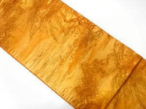 舟山水模様織り出し袋帯